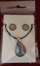 Load image into Gallery viewer, Teardrop Necklace and Earring Set