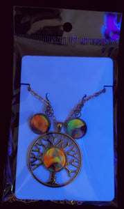 Tree of Life (Yggdrasil) Necklace and Earring Set