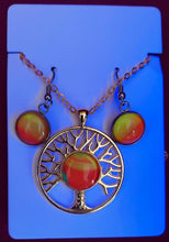 Load image into Gallery viewer, Tree of Life (Yggdrasil) Necklace and Earring Set