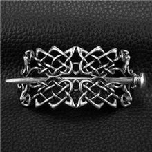 Load image into Gallery viewer, Norse Viking Hair Sticks Runes Dragon Hairpin Knot Amulet Haeds Hair Clips Stick Slide Accessories For Wedding Jewelry