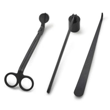 Load image into Gallery viewer, Stainless Steel Candle Wick Trimmer, Candle Wick Dipper and Candle Snuffer - 3 Piece Set