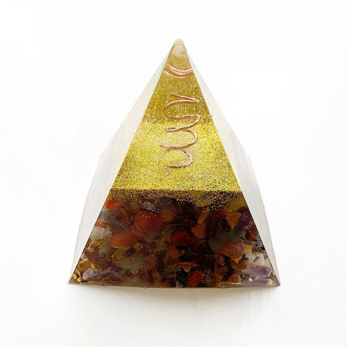 Chakra Stones and Healing Crystals Orgone Pyramid