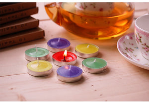 10pcs/set  Romantic aromatherapy decorative candle tealight  Smokeless oil candles for home party wedding decoration