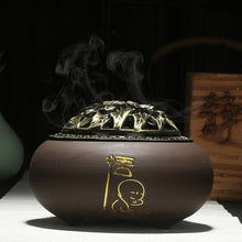 Load image into Gallery viewer, Ceramic Incense Stove with Antique Copper Cover - 5 Styles