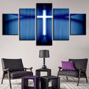 Canvas Print Cross Wall Hanging Set