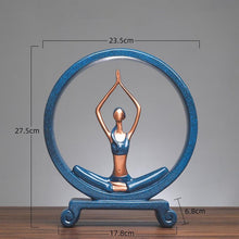 Load image into Gallery viewer, Creative Yoga Girl Character Figurines Resin Ornaments Furnishing Crafts Gift Living Room Art Home Office Decoration Accessories