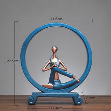 Load image into Gallery viewer, Creative Yoga Girl Character Figurines Resin Ornaments Furnishing Crafts Gift Living Room Art Home Office Decoration Accessories