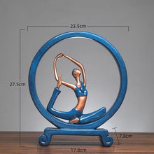 Load image into Gallery viewer, Creative Yoga Girl Character Figurines Resin Ornaments Furnishing Crafts Gift Living Room Art Home Office Decoration Accessories