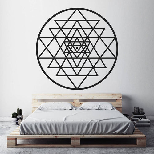 Sri Yantra Wall Art Sticker Sacred Geometry