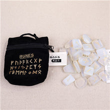 Load image into Gallery viewer, 25 Piece Set of Polished Rune Stones with Bag - 8 Styles