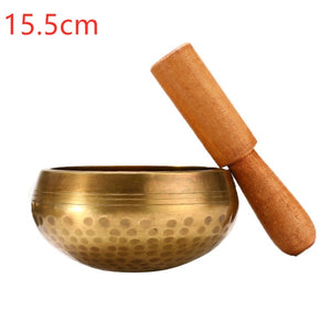 8 - 17.5cm Tibetan Buddhism Singing Bowls - Copper