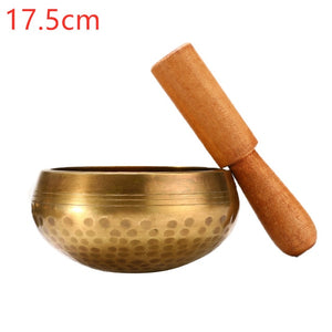 8 - 17.5cm Tibetan Buddhism Singing Bowls - Copper