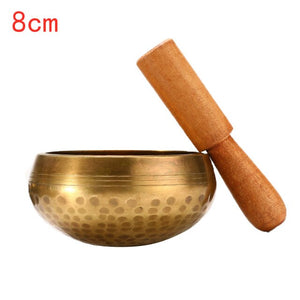 8 - 17.5cm Tibetan Buddhism Singing Bowls - Copper