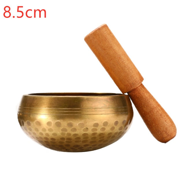 8 - 17.5cm Tibetan Buddhism Singing Bowls - Copper