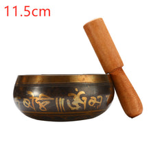 Load image into Gallery viewer, 8 - 17.5cm Tibetan Buddhism Singing Bowls - Stained Copper