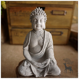 Cement Buddha Statue - 3 Styles