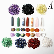 Load image into Gallery viewer, 7 Chakra Healing Crystals, Wands, Runes and Hearts