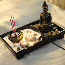 Load image into Gallery viewer, Zen Buddha Statue Candle and Incense Holder