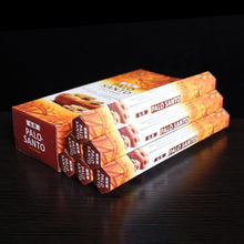 Load image into Gallery viewer, Palo Santo Indian Incense Sticks - Approx 18 Sticks/Tube and 6 Tubes/Box