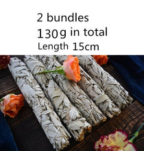 Load image into Gallery viewer, Genuine Pure Leaf White Sage - 2/4/6 or 12 Wands - Approx 15cm Long