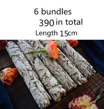 Load image into Gallery viewer, Genuine Pure Leaf White Sage - 2/4/6 or 12 Wands - Approx 15cm Long