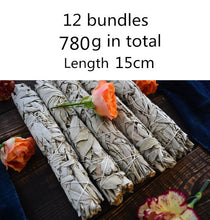 Load image into Gallery viewer, Genuine Pure Leaf White Sage - 2/4/6 or 12 Wands - Approx 15cm Long