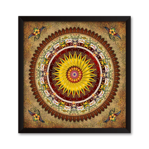 Indian Mandala Canvas Print - Framed or Unframed, Mix and Match