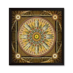 Indian Mandala Canvas Print - Framed or Unframed, Mix and Match