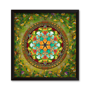 Indian Mandala Canvas Print - Framed or Unframed, Mix and Match