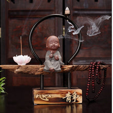 Load image into Gallery viewer, The Little Monk Backflow Incense Burner