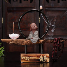 Load image into Gallery viewer, The Little Monk Backflow Incense Burner