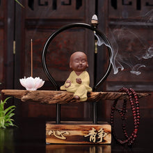 Load image into Gallery viewer, The Little Monk Backflow Incense Burner