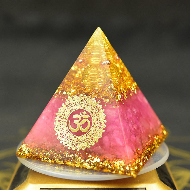 Orgonite Handmade Pyramid Crystal