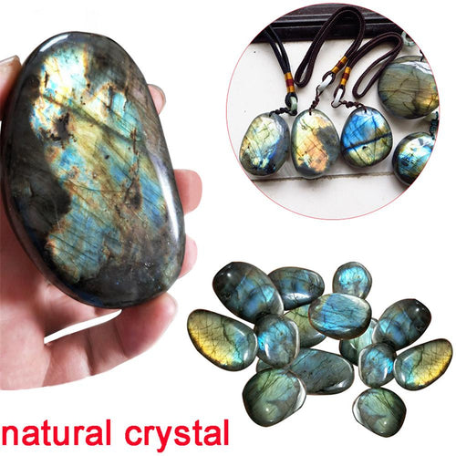 Natural Crystal Moonstone Quartz Labradorite