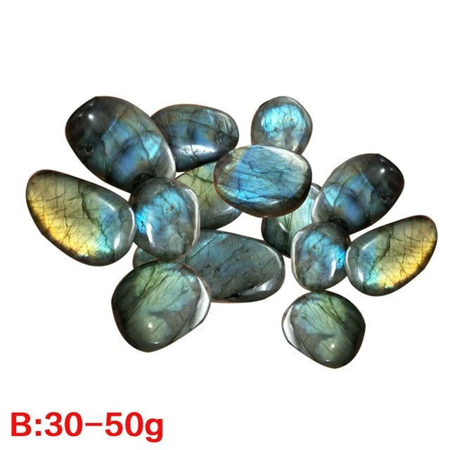 Natural Crystal Moonstone Quartz Labradorite