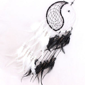 1PCS 6.5" Diameter Dream Catcher Handmade Traditional Dream Catche Yin Yang 16" Long Home Decoration Hot