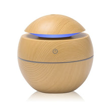 Load image into Gallery viewer, Mini Air Humidifier USB Ultrasonic Aroma Diffuser Wood Grain 7 LED Light  Electric Essential Oil Diffuser For Home Aromatherapy