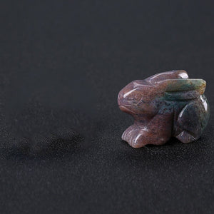 Natural Crystal Carved Rabbit - approx 5 cm