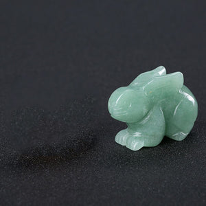 Natural Crystal Carved Rabbit - approx 5 cm