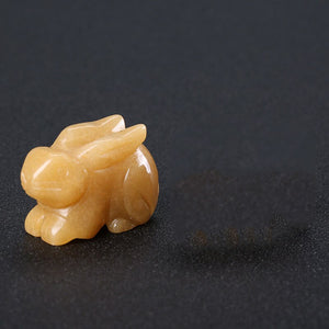 Natural Crystal Carved Rabbit - approx 5 cm