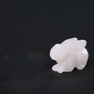 Natural Crystal Carved Rabbit - approx 5 cm