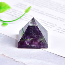 Load image into Gallery viewer, Natural Crystal Pyramid - Choice of 6 varieties (larger is approx 25mm x 30 mm x 30 mm)