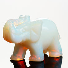 Load image into Gallery viewer, Elephant Natural Crystal carved 1.5 inch Figurine