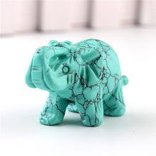 Load image into Gallery viewer, Elephant Natural Crystal carved 1.5 inch Figurine