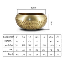 Load image into Gallery viewer, Tibetan Buddhism Hammered Singing Bowl