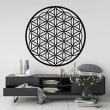 Load image into Gallery viewer, Flower Of Life Wall Art Removable Vinyl Decal