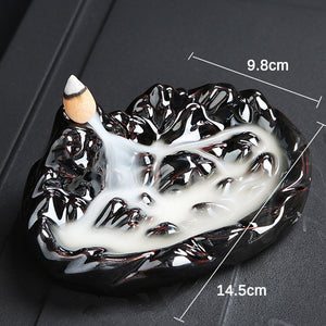 Tower Ceramic Backflow Aromatherapy Incense Burner - 8 Styles