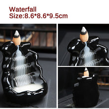 Load image into Gallery viewer, Tower Ceramic Backflow Aromatherapy Incense Burner - 8 Styles