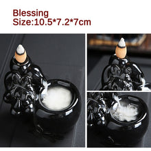 Load image into Gallery viewer, Tower Ceramic Backflow Aromatherapy Incense Burner - 8 Styles