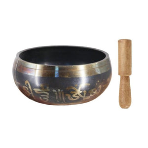 Tibetan Buddhism Hand Hammered Singing Bowl - Meditation Bell Yoga Spiritual Chakra Buddhist Healing